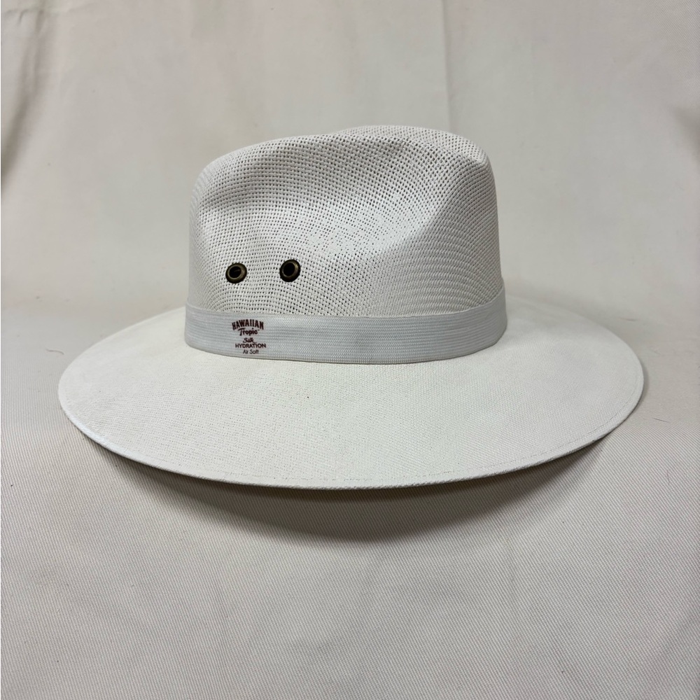 White Wide-Brim Hat